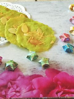Foto resep Almond Crispy Cheese Pandan