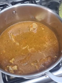 Una foto de Costillas de cerdo en salsa Morita
