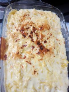 صورة لوصفة معكرونة بالبشاميل