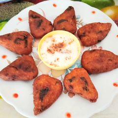 Crispy Soft Tasty Poha Vegetable Cutlet A picture of Crispy Soft Tasty Poha Vegetable Cutlet.