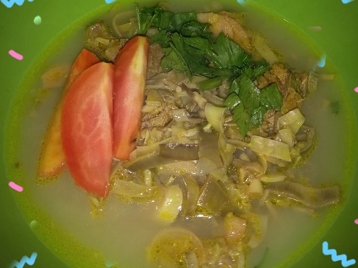 Cara Mudah Menyiapkan Resep Soto Jantung Pisang dan Daging Sapi yang Sempurna Anti Ribet, Uenak Banget