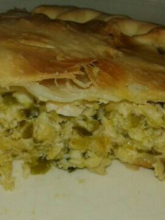 Una foto de "Tarta de pollo y zapallitos"