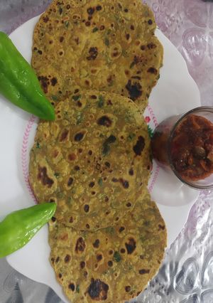 મેથીના મિક્સ થેપલા(methi mix thepla recipe in Gujarati) રેસીપી મુખ્ય ફોટો