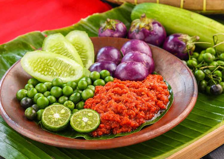 Resep Sambal Lalapan Penyet yang pingin nambah