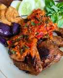 Ayam bakar kalasan sambal kemangi