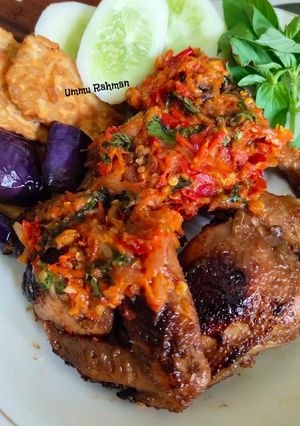 Foto resep Ayam bakar kalasan sambal kemangi
