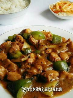 Foto resep Ayam Lada Hitam