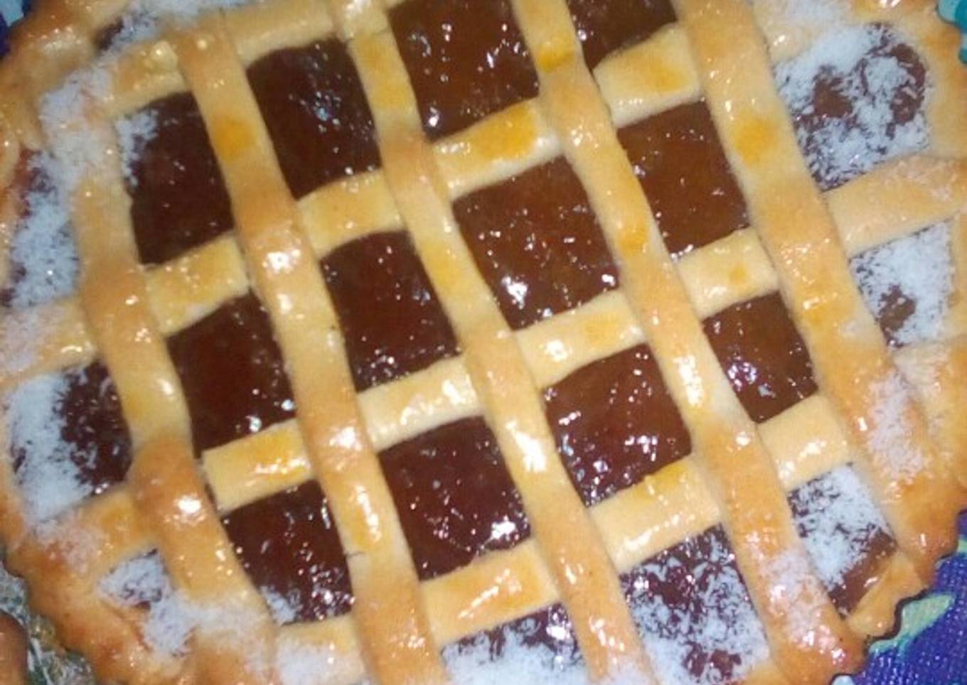 Pastafrola mitad de batata mitad de membrillo