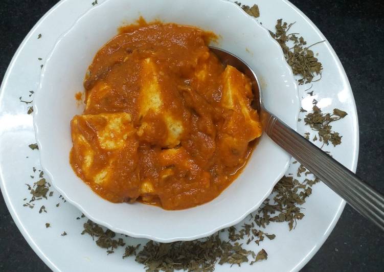 Simple Way to Make Homemade Paneer Butter
