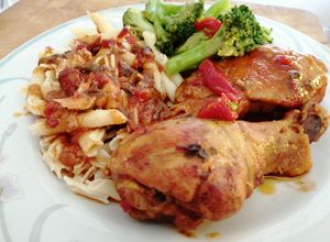 Una foto de Fricasé de pollo