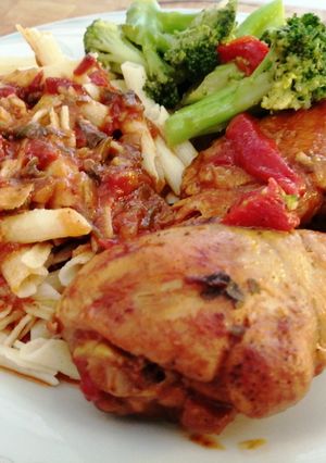 Una foto de Fricasé de pollo