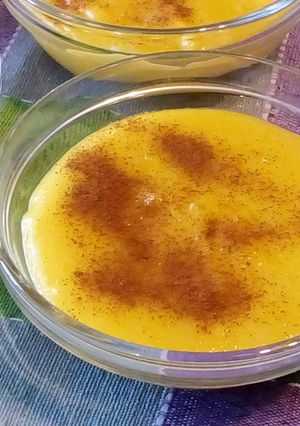 Una foto de Majarete de maíz a la cubana / Natilla de maíz