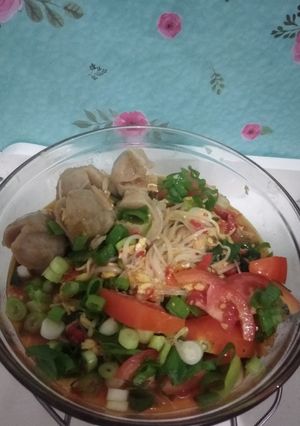 Foto resep Seblak Bakso Soun dan Sayur