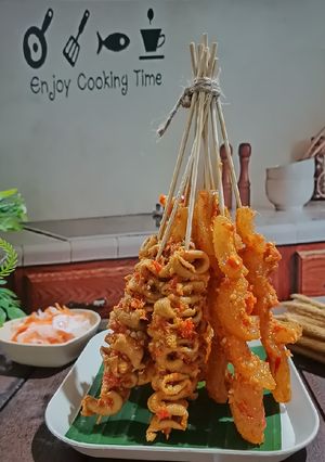 Foto resep Sate Kikil & Usus Mercon