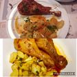 Jamoncitos de pollo o pavo asados al pimentón, ajo y mantequilla