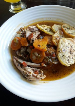 Una foto de Pollo a la portuguesa