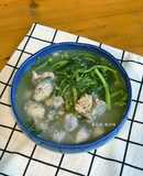 Canh Khoai Sọ Rau Nhút Nấu Sườn