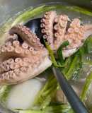 Canh dưa heo hầm mực 🦑