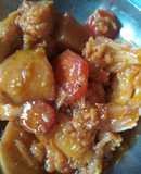 Gajar gobhi ka meetha achar