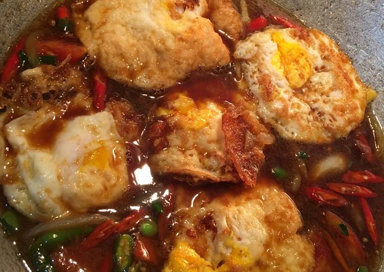 Langkah Mudah untuk Menyiapkan Telur goreng+soun masak kecap #BikinRamadanBerkesan Anti Gagal
