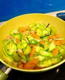 Bí non xào tôm nõn