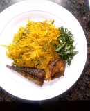 Simple African salad (abacha)