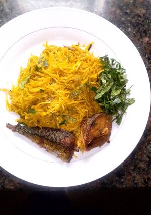 A picture of Simple African salad (abacha).