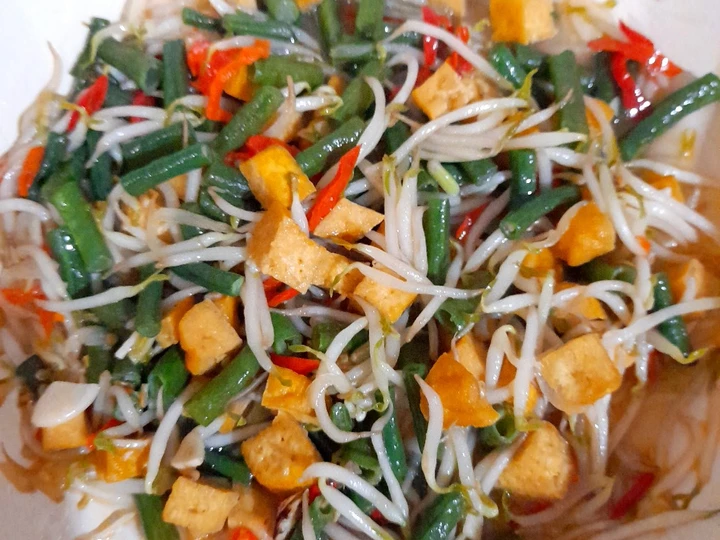 Langkah Gampang Menyiapkan Resep Tumis kacang panjang tahu toge yang Bikin Ngiler Anti Ribet, Mantap