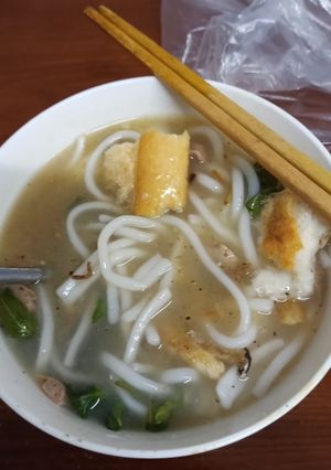 Hình của món Bánh canh miền Trung.
