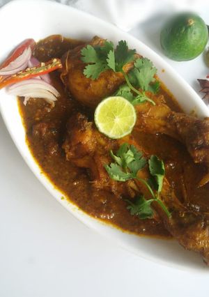 A picture of Sweet and spicy masala tangri.