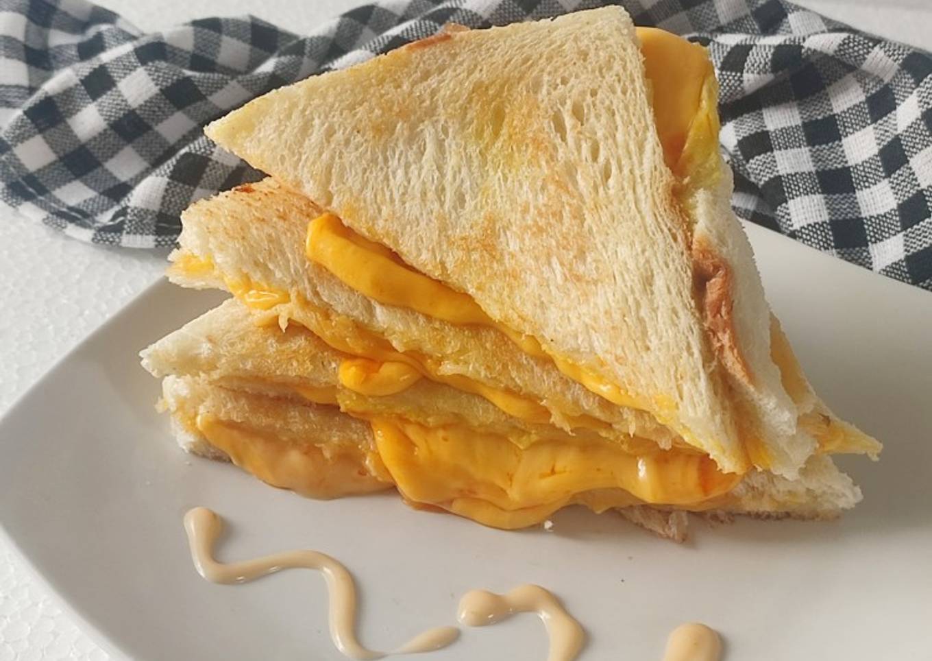 Egg Cheese Melted Sandwich