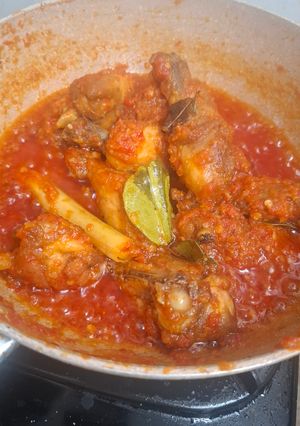 Foto resep Ayam bumbu merah hajatan