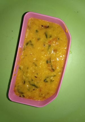 A picture of Yellow moong daal.