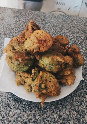 Una foto de Buñuelos de espinaca