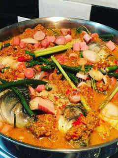 Foto resep Arsik ikan mas makanan khas Batak Sumatra utara