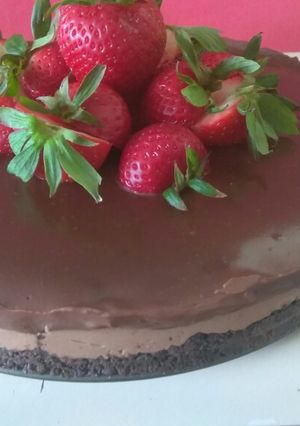 Una foto de Cheesecake de Nutella