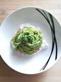 402 * Spaghetti con pesto, burrata e pomodorini 🌿🧀🍅🍝