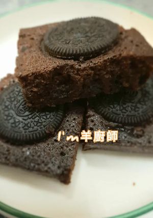 點心/甜點 - Oreo巧克力布朗尼😈 的食譜成品照片