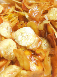 A picture of Homemade Crispy Plantain Chips.