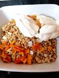 My Granola with Dried papaya and coconut. 🤗