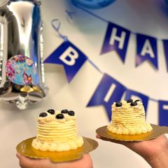 A picture of Easy 1 year baby friendly birthday cake 🎂.