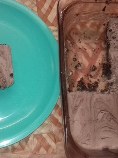 Una foto de Pay de queso y galleta Oreo frío