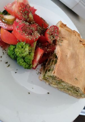 Una foto de Torta de zapallitos fácil