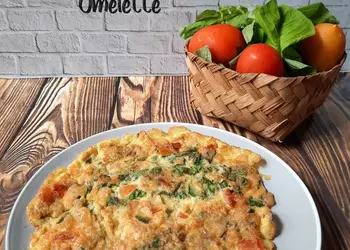 Cara Memasak Cepat Cheesy Spinach Omelette Enak Bergizi