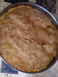 Una foto de Torta de berenjenas y zapallitos liviana 🍆