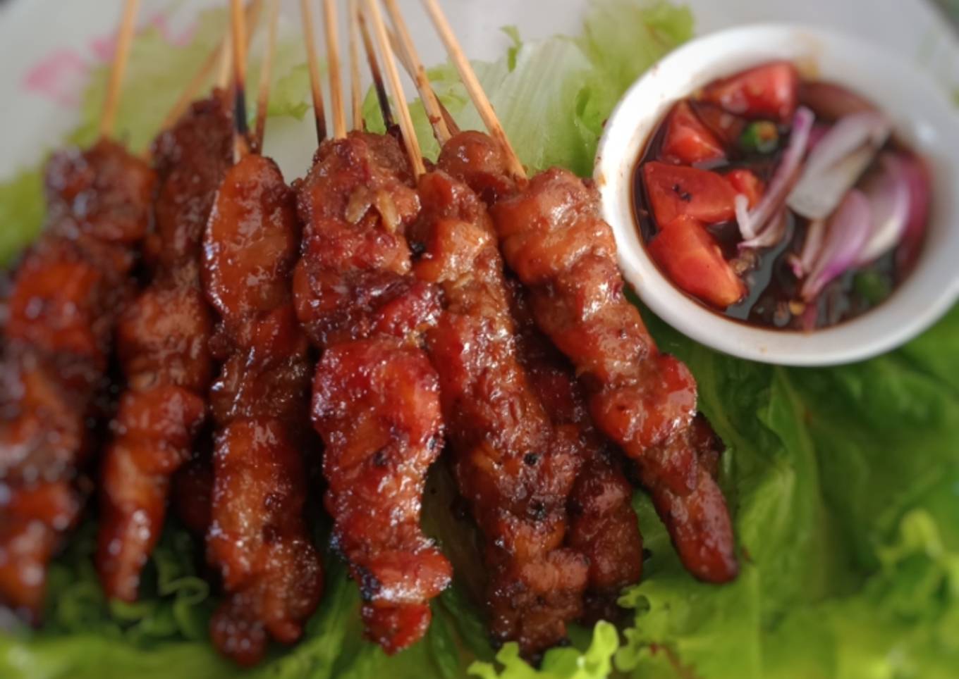 Sate ayam manis