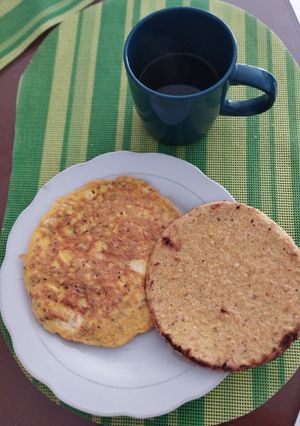 Una foto de Huevos con semillas de ajonjolí