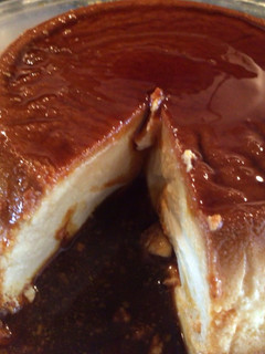Una foto de Flan napolitano