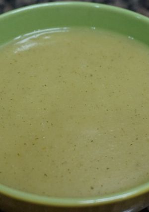 Una foto de Crema de Calabacín ligera