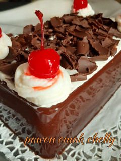 Foto resep Puding black forest